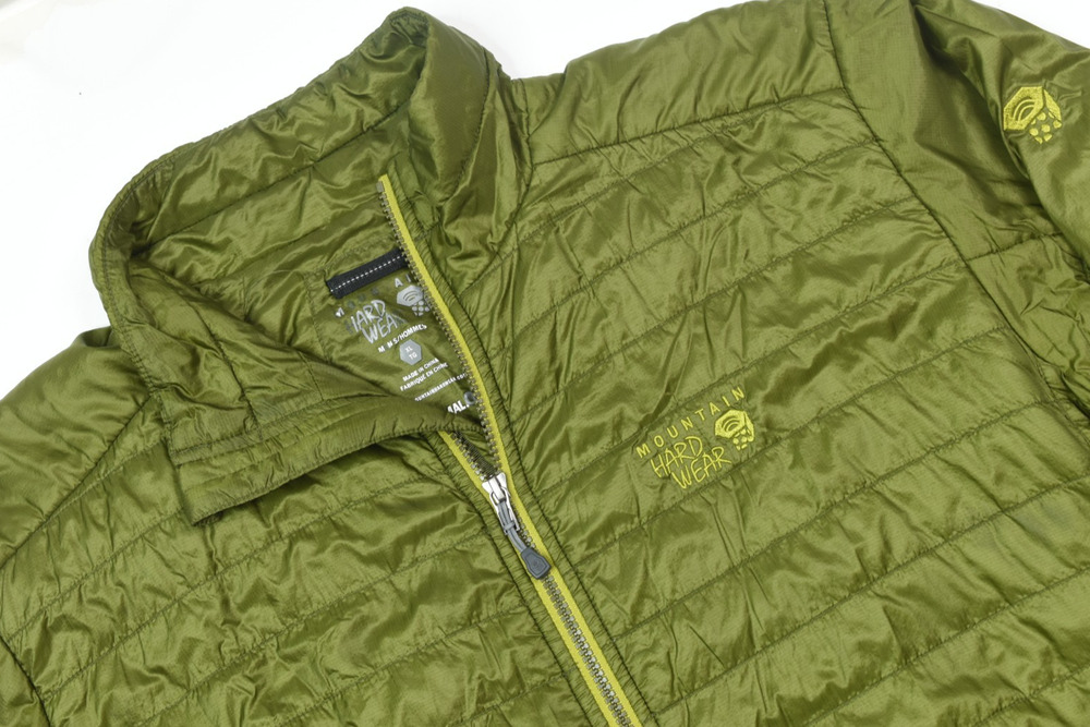 Mountain Hardwear Thermostatic Jacket Mens XL Green Lightweight Full-Zip Hiking